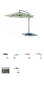 nieuwe zweefparasols 3m, Ophalen, Nieuw