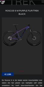 Splinternieuwe mountainbike Trek roscoe 6 purple flip, Neuf, Autres marques, 10 à 15 vitesses, 57 à 61 cm