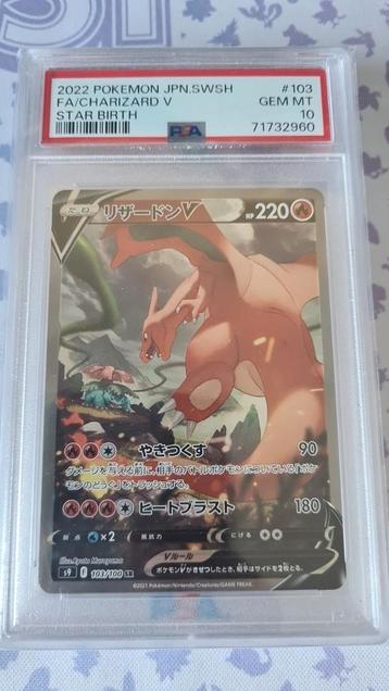 Dikke Charizard psa10