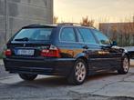 Bmw e46 318d in perfecte staat!, Zwart, 4 cilinders, Blauw, Leder