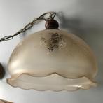 Lustre en verre, Maison & Meubles, Enlèvement ou Envoi, Comme neuf, Métal