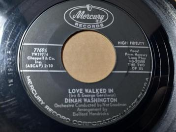 Dinah Washington – Love Walked In / I'm In Heaven Tonight '7 beschikbaar voor biedingen
