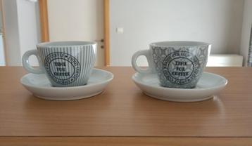 Mokkatasjes + ondertas merk Pomax 12 stuks., Enlèvement