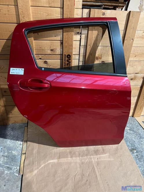 TOYOTA YARIS 3 P13 Rood rechts achter deur 2012-2020, Auto-onderdelen, Carrosserie, Deur, Toyota, Gebruikt