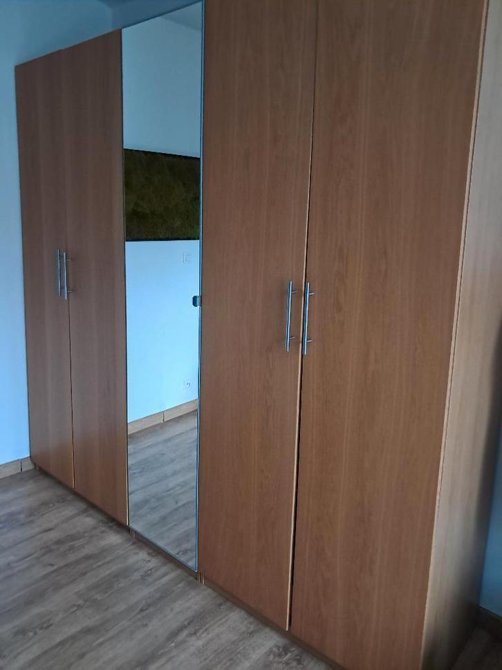 Garderobe te koop, Huis en Inrichting, Kasten | Kleerkasten, Gebruikt, 200 cm of meer, 200 cm of meer, 50 tot 75 cm, Met lade(s)