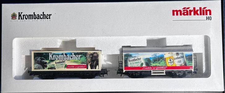 3246. Wagenset „Krombacher” H0 Märklin., Hobby en Vrije tijd, Modeltreinen | H0, Nieuw, Wagon, Märklin, Ophalen of Verzenden