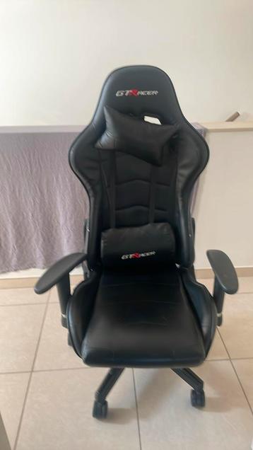 Gaming stoel, Huis en Inrichting, Bureaustoelen, Gaming bureaustoel, Gebruikt, Zwart, Ophalen of Verzenden
