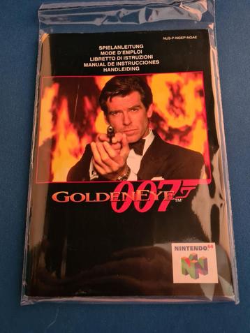 N64 - GoldenEye 007 handleiding (kopie) beschikbaar voor biedingen