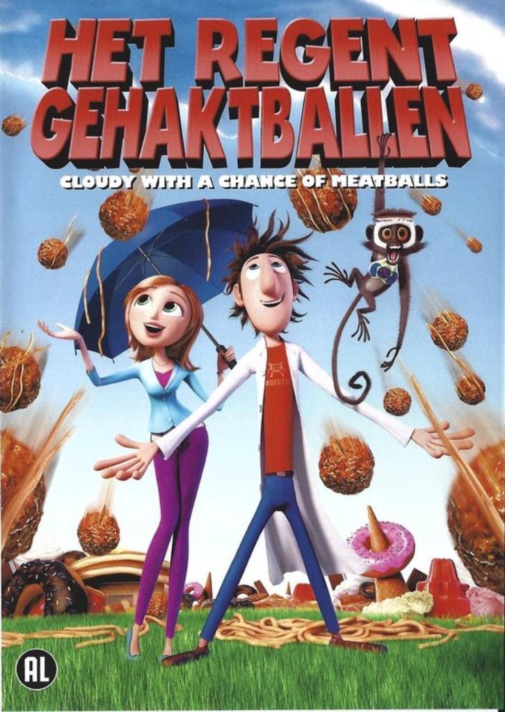 Het Regent Gehaktballen (Cloudy With A Chance Of Meatballs), Cd's en Dvd's, Dvd's | Tekenfilms en Animatie, Ophalen of Verzenden