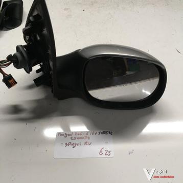 Peugeot 206 1.6 16v 5drs 2003 wagennr 2500074  Buitenspiegel beschikbaar voor biedingen