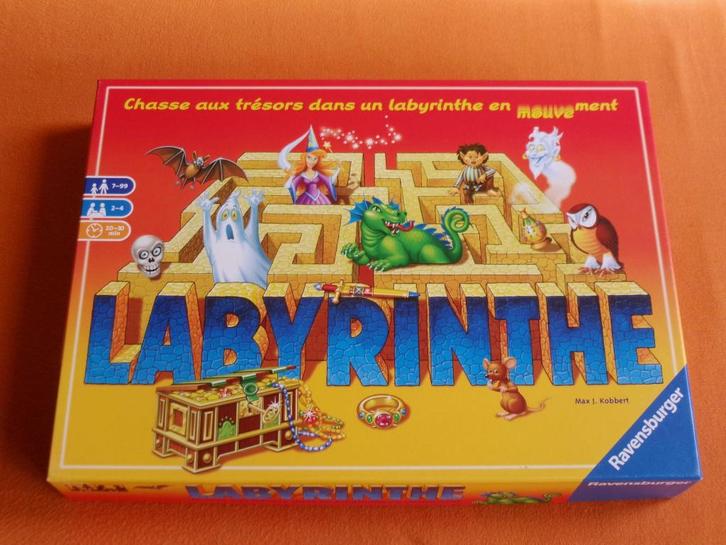 JEU RAVENSBURGER : * LABYRINTHE *, Hobby & Loisirs créatifs, Jeux de société | Autre, Utilisé, 1 ou 2 joueurs, Trois ou quatre joueurs