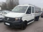 Volkswagen Crafter L4 2.0Tdi 140Ch 7places Plateau Benne Alu, Auto's, 4 deurs, Stof, Gebruikt, Zwart