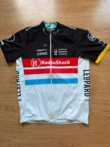 Wielershirt koerstrui Radioshack Nissan Luxemburgs kampioen beschikbaar voor biedingen