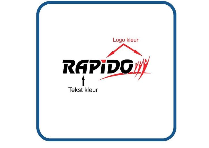 Rapido caravan en camper sticker, Verzamelen, Stickers, Nieuw, Overige typen, Verzenden