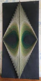 vintage 'string art' of wireframe-kunst, Antiek en Kunst, Kunst | Overige Kunst, Ophalen