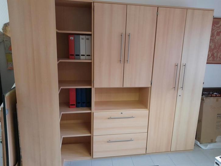 bureelkast moduleerbaar, Maison & Meubles, Armoires | Armoires à porte coulissante & Armoires à archives, Enlèvement