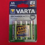 Set van 4 oplaadbare VARTA-batterijen van 2100 mAh - nieuw e, Ophalen, Nieuw, Oplaadbaar