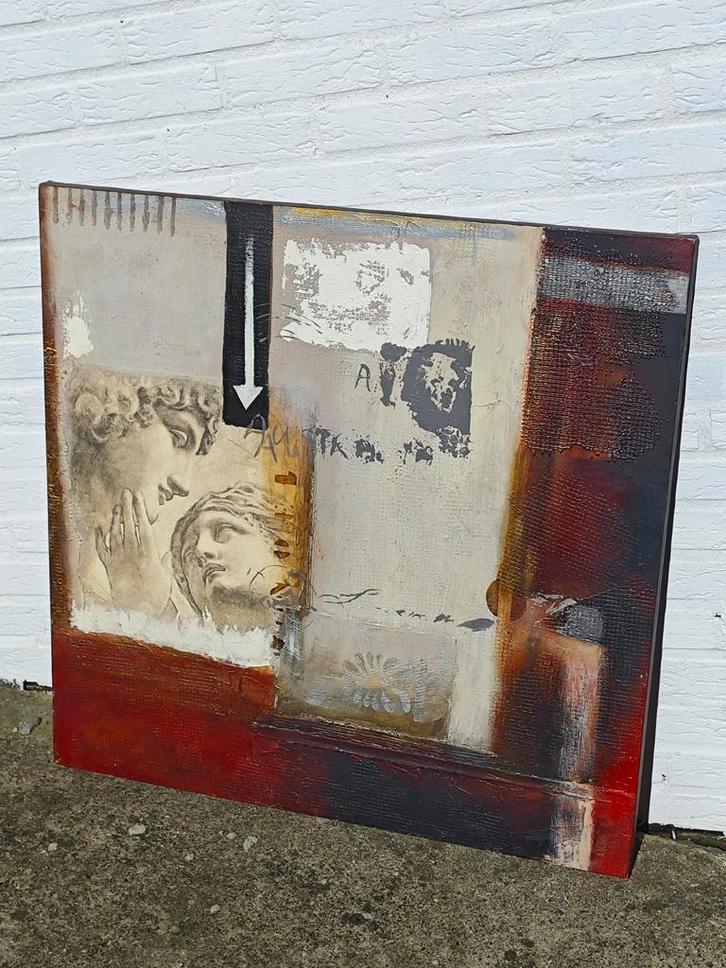 Abstract schilderij – moderne kunst met klassieke touch, Antiek en Kunst, Kunst | Schilderijen | Modern, Ophalen