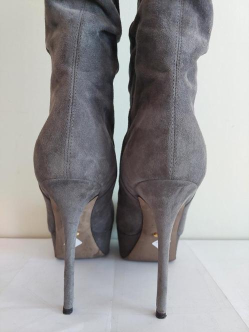 34C* SERGIO ROSSI sexy bottes grises full cuir (37,5), Vêtements | Femmes, Chaussures, Porté, Bottes hautes, Gris, Envoi