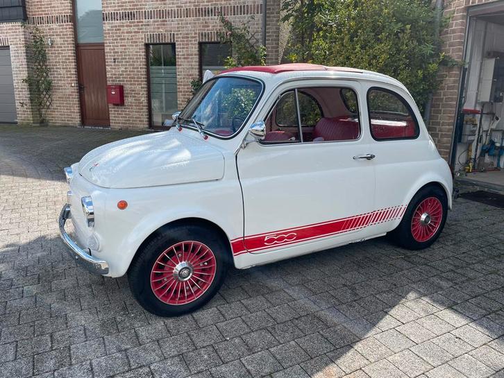 Fiat 500L de 1969, Auto's, Fiat, Particulier, Benzine, 2 deurs, Handgeschakeld, Wit, Overige kleuren, Overige bekleding, Ophalen