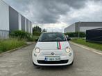 FIAT 500 - 2008-1.2BENZINE-130DKMGEKEURD&GARANTIE, Auto's, 4 zetels, 990 kg, Wit, Handgeschakeld