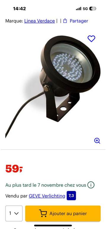 Led-schijnwerpers. beschikbaar voor biedingen