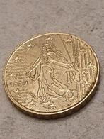 10 cent van 1999 van Frankrijk gedeeltelijk dubbele zijkant, Postzegels en Munten, Munten | Europa | Euromunten, Ophalen of Verzenden