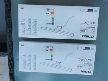 Deux lampes Ikéa Vathult salle de bain Led, Enlèvement ou Envoi, Neuf, Synthétique, Moderne