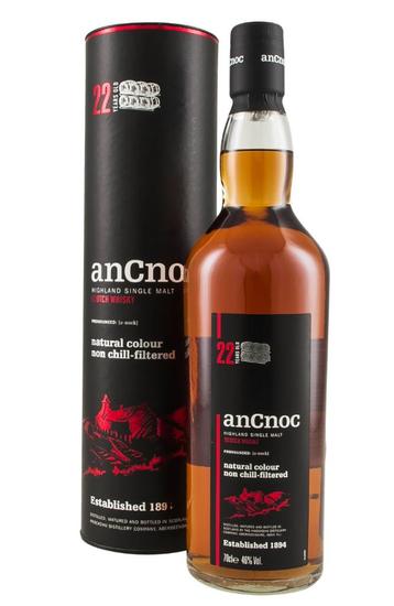 AN CNOC 22 years Single Malt Whisky - discontinued.