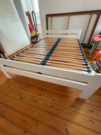 Bed wit 140x200, Huis en Inrichting, Ophalen, Gebruikt, Wit, Tweepersoons