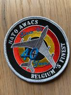 Belgian Air Force - Nato Awacs, Ophalen of Verzenden, Zo goed als nieuw, Patch, Badge of Embleem