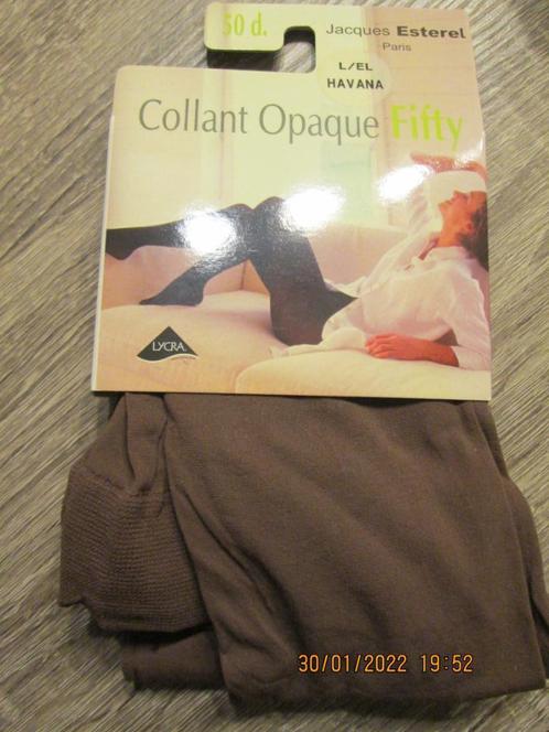 COLLANT Opaque « Fifty », Jacques ESTEREL, L / EL, HAVANA, Kleding | Dames, Leggings, Maillots en Panty's, Nieuw, Panty, Maat 44/46 (L)