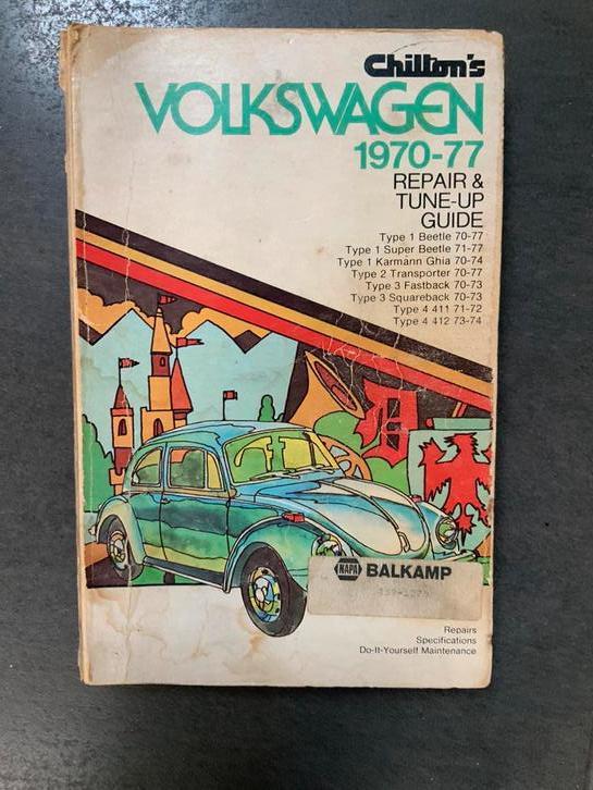 Chilton's Volkswagen 1970-77 Repair & Tune-up Guide, Auto diversen, Handleidingen en Instructieboekjes, Ophalen of Verzenden