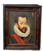 Antiek schilderij op paneel, Ophalen of Verzenden