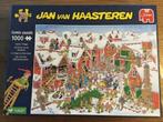 Puzzel Jumbo 1000 Jan Van Haasteren Het dorp van de kerstman, Ophalen of Verzenden, 500 t/m 1500 stukjes, Gebruikt, Legpuzzel