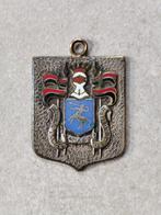 kenteken 4 Lansiers email op metaal, Verzamelen, Militaria | Algemeen, Ophalen of Verzenden, Landmacht, Embleem of Badge