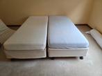 2 stuks boxspring bedden 80 x 200 cm - ophalen in Kapellen, Ophalen, Gebruikt, Eenpersoons, 80 cm