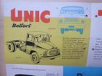 Kleine folder UNIC vrachtwagens, Nederlands, 196??, Boeken, Auto's | Folders en Tijdschriften, Verzenden