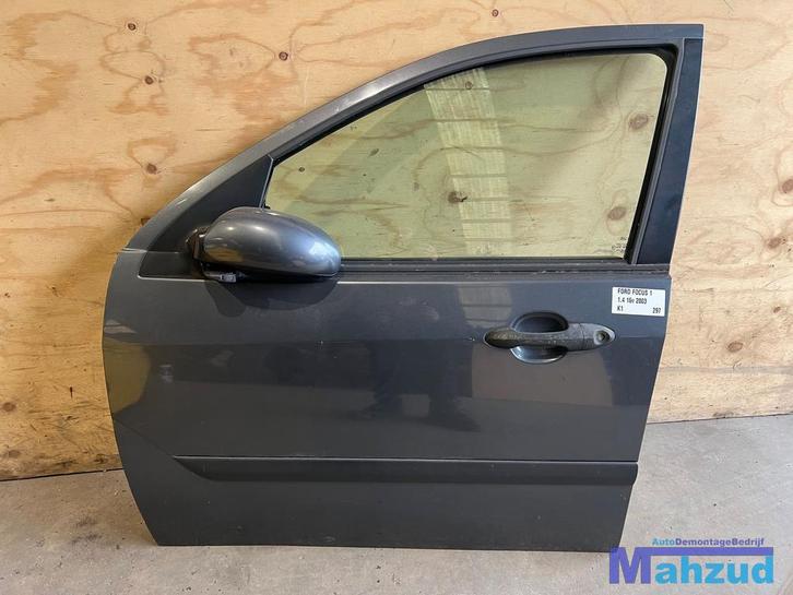 FORD FOCUS 1 STATION Grijs K1 deur links voor spiegel 1999-2, Auto-onderdelen, Carrosserie, Deur, Ford, Gebruikt, Ophalen of Verzenden