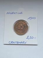 Argentinië centenary 1910 geres johan, Timbres & Monnaies, Monnaies | Amérique, Enlèvement ou Envoi