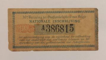 1 FRANK BELGIE     € 7,50 beschikbaar voor biedingen