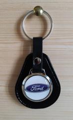 FORD Sleutelhanger met logo . Zwart leer, Auto-onderdelen, Ophalen of Verzenden, Nieuw, Ford