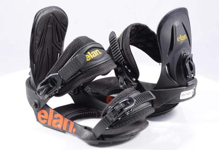 S snowboard bindingen ELAN ACC KIDS, BLACK, Sport en Fitness, Snowboarden, Gebruikt, Bindingen, Verzenden