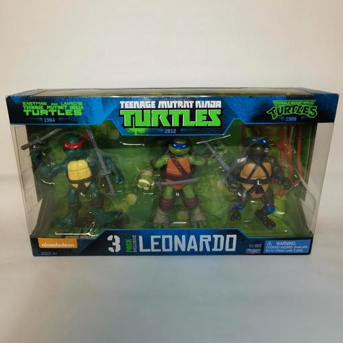 TMNT Ninja Turtles - Exclusive Leonardo 3-pack | Playmates, Collections, Jouets, Neuf, Enlèvement ou Envoi