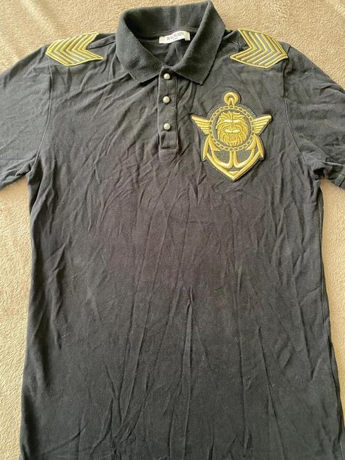 Balmain poloshirt, Kleding | Heren, Polo's, Zo goed als nieuw, Maat 46 (S) of kleiner, Zwart, Ophalen of Verzenden