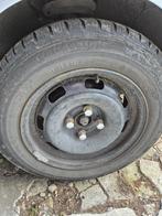 4 15" plaatmetalen velgen met Conti Winter Contact banden, Ophalen, Gebruikt, 15 inch, Banden en Velgen