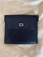 Delvaux geldbeugel donkerblauw, Ophalen, Zo goed als nieuw