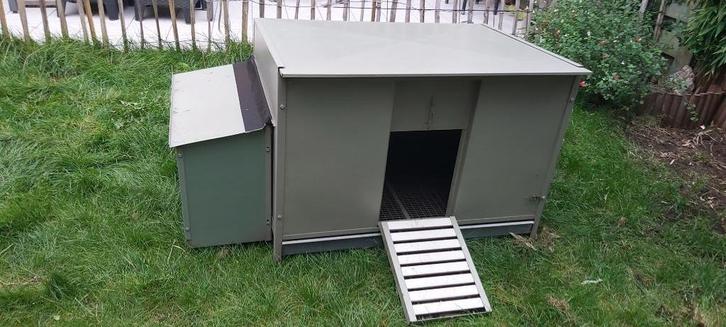 KIPPENHOK GEGALVANISEERD, Dieren en Toebehoren, Pluimvee | Toebehoren, Gebruikt, Kippenhok of Kippenren, Ophalen