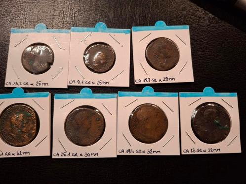 Lot van 7 antieke munten, Postzegels en Munten, Munten en Bankbiljetten | Verzamelingen, Munten, Verzenden