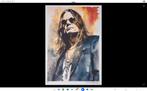 Ozzy Osbourne, beginnende artieste, Antiek en Kunst, Kunst | Schilderijen | Modern, Ophalen of Verzenden